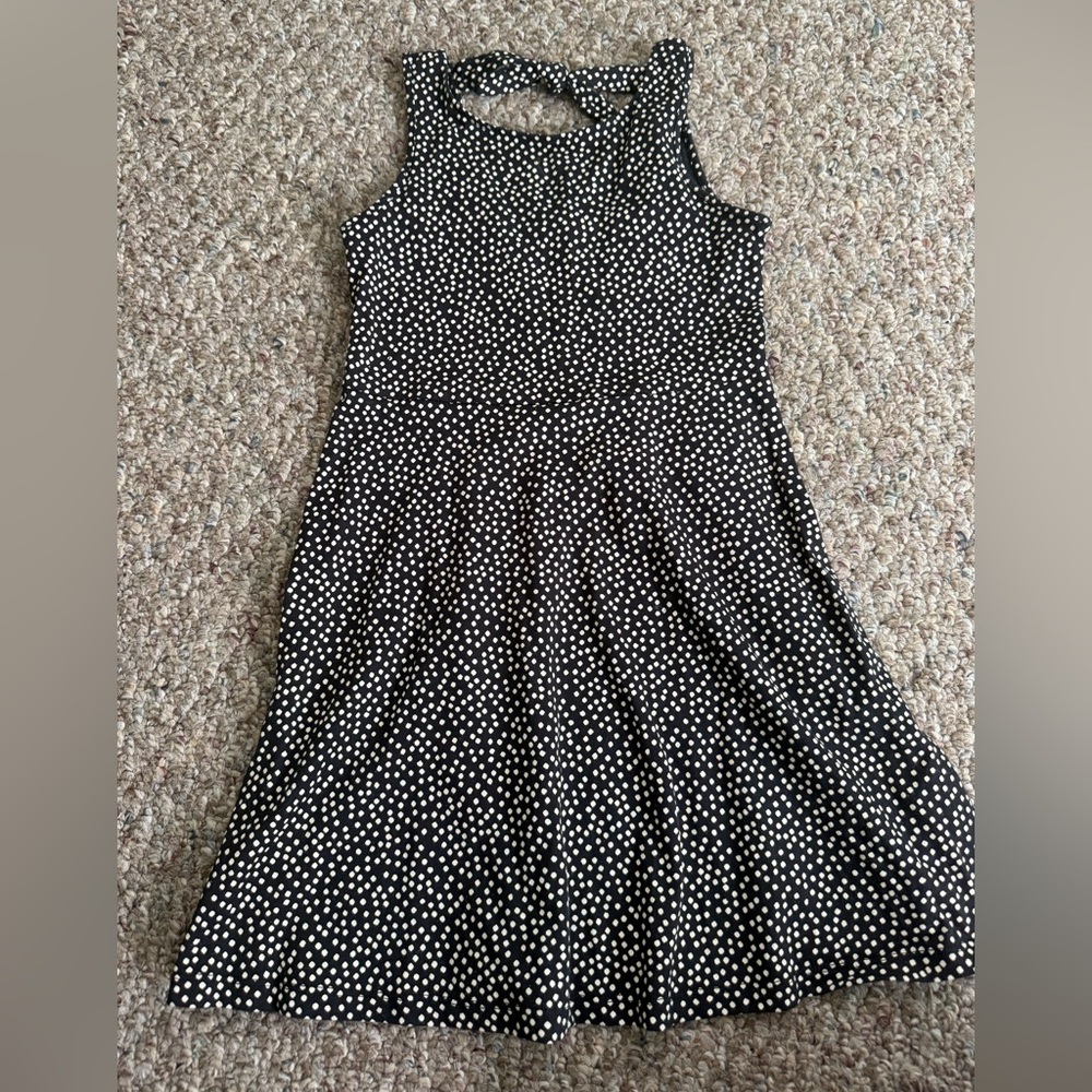 Old Navy Black and White Patterned Dress